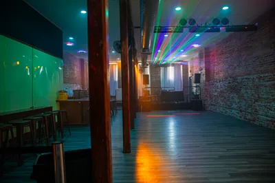 The room open and lit end to end