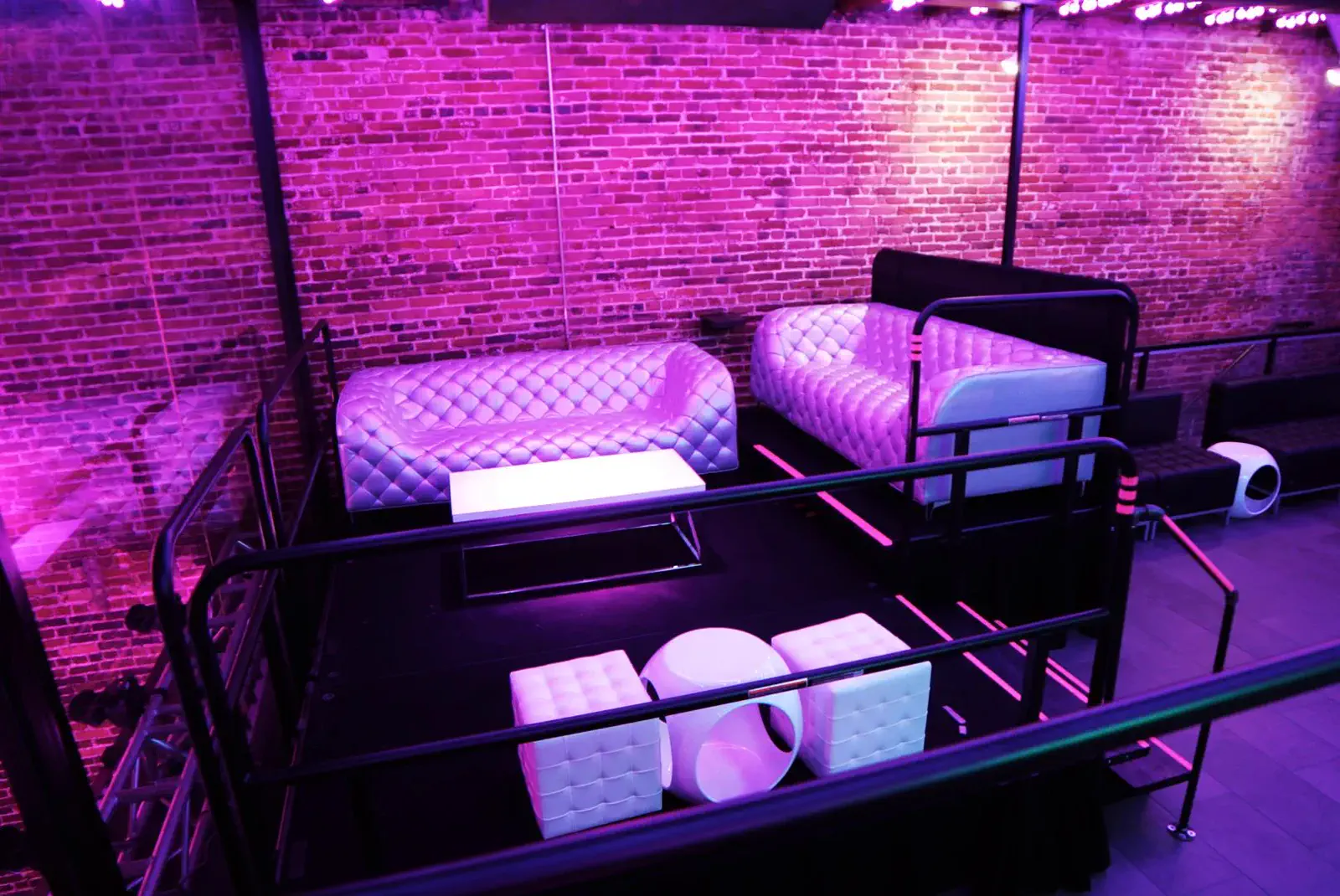 The upstairs VIP superbooth at Late Nite Macon